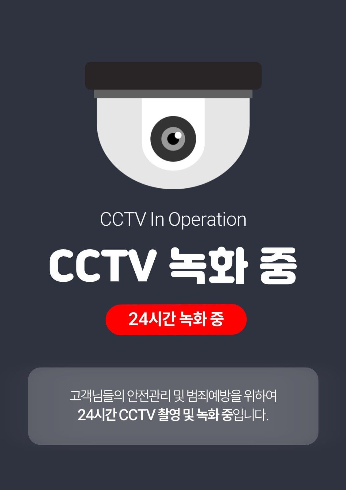 CCTV 녹화중 Leaflet Templates