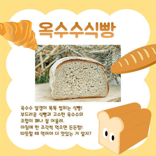 베이커리 빵 추천 카드뉴스