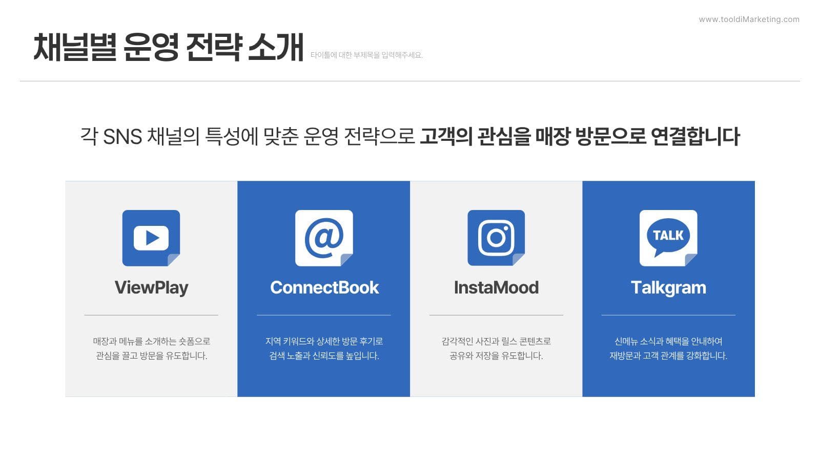 SNS 바이럴 마케팅 제안서 PPT 비즈니스 프레젠테이션 템플릿