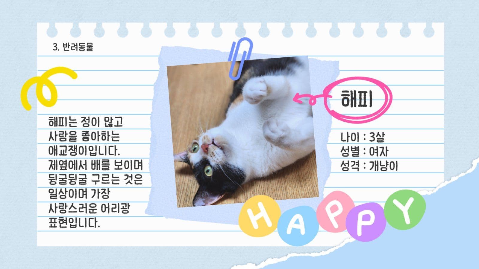 다이어리 컨셉 ppt 디자인