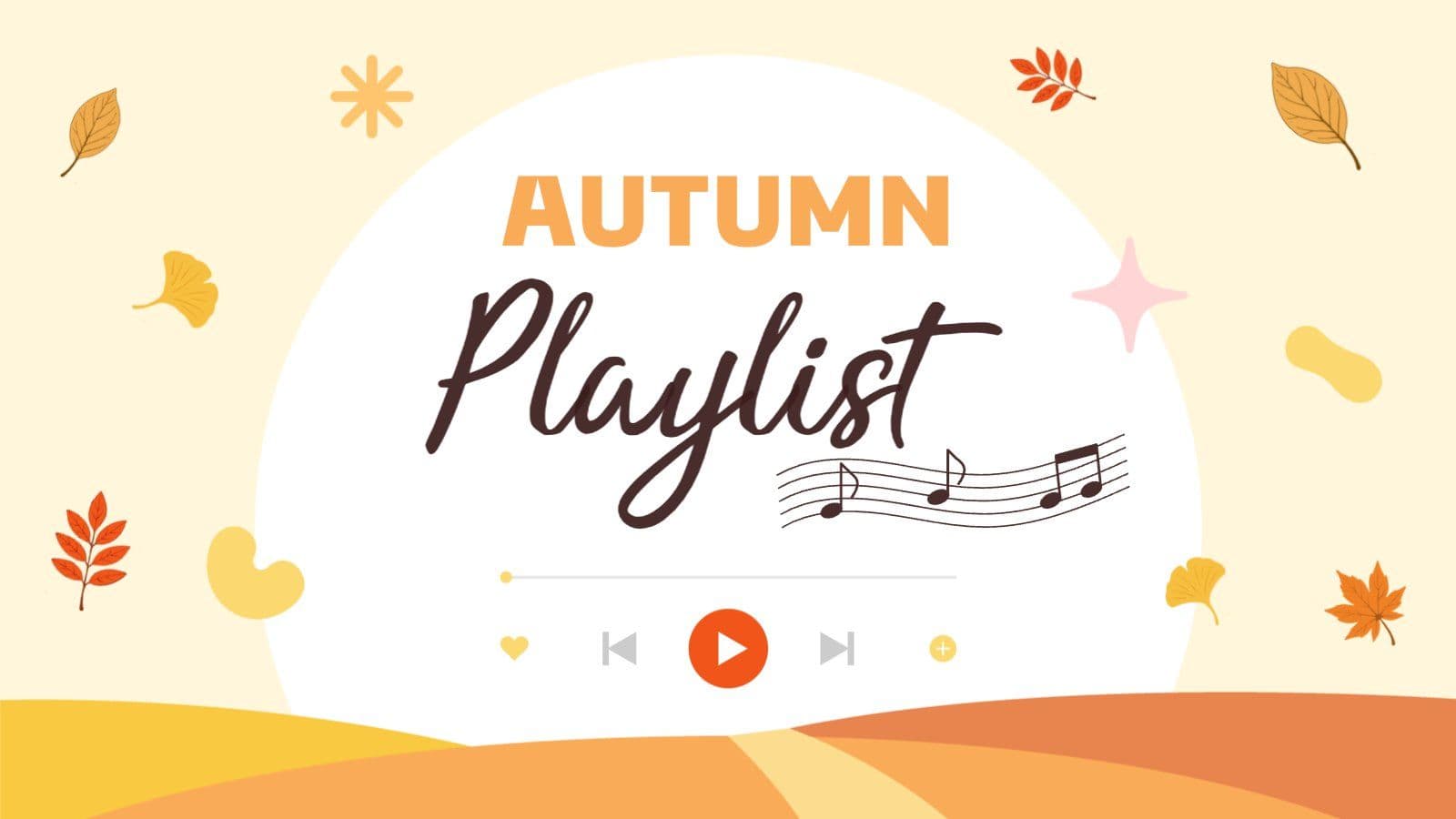 가을 플레이 리스트 유튜브 썸네일