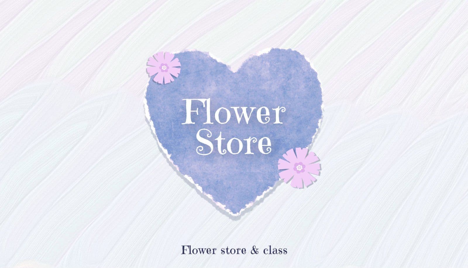 꽃집flowershop명함