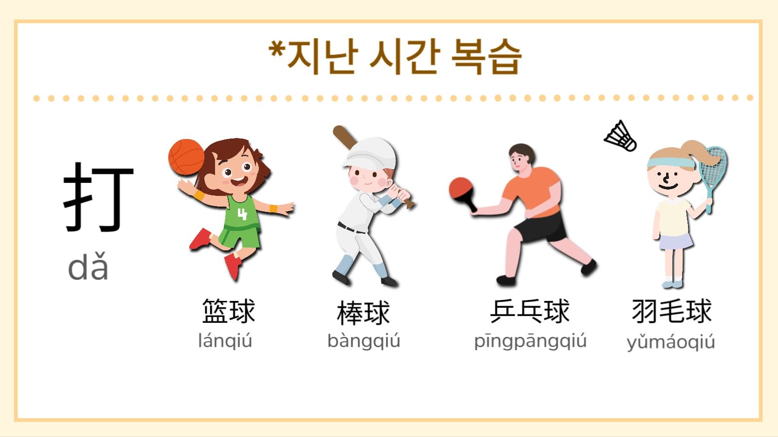 중국어 수업 시연 PPT
