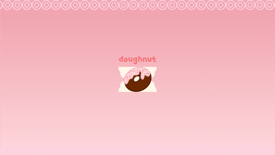 도넛 배경화면