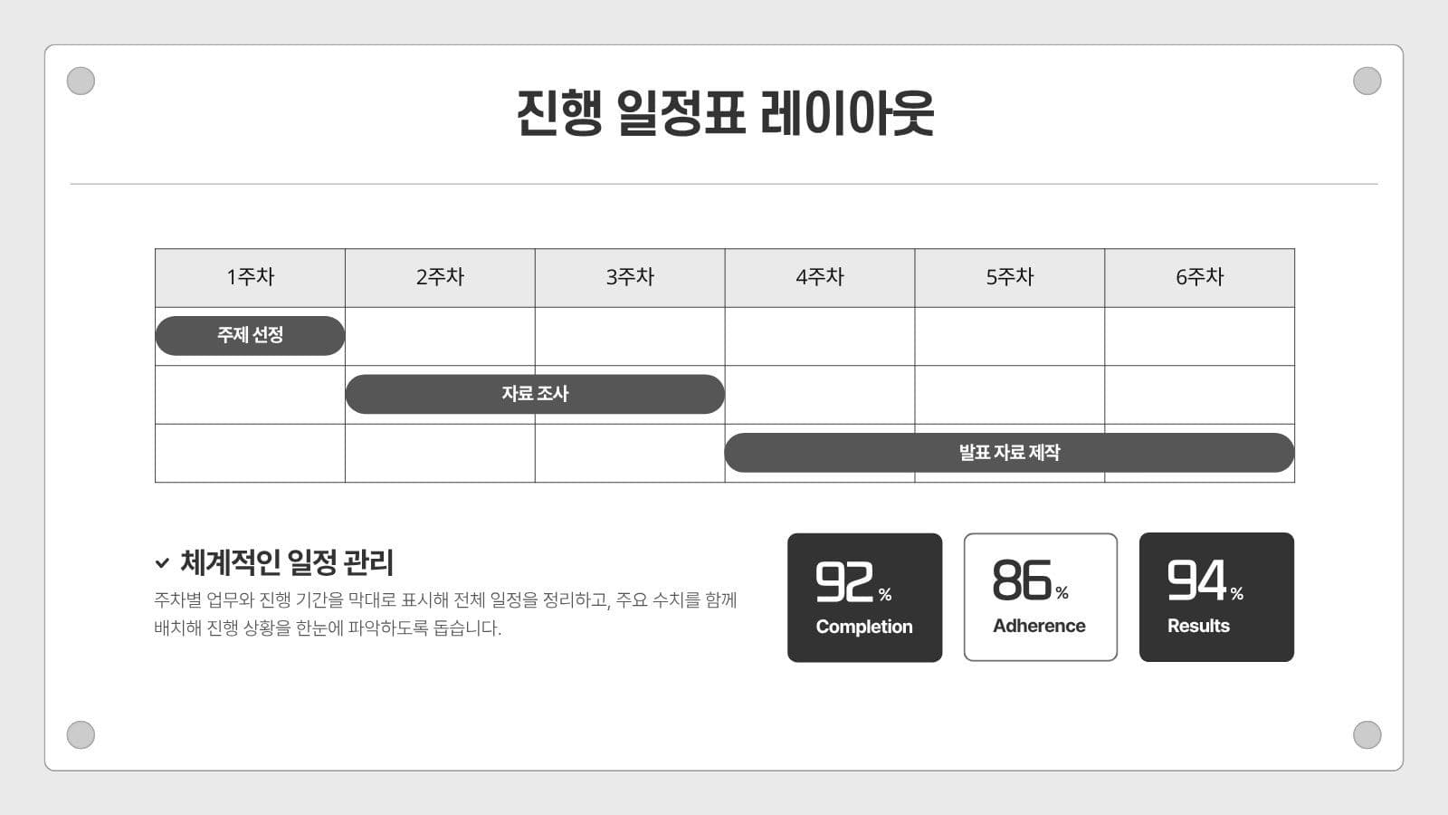 심플하고 실용적인 보고서 PPT템플릿 비즈니스 프레젠테이션 템플릿