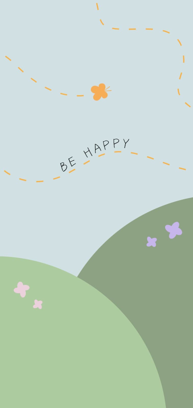 Be Happy 배경화면
