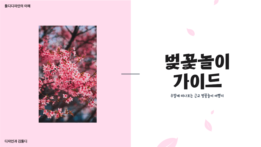 벚꽃놀이 가이드