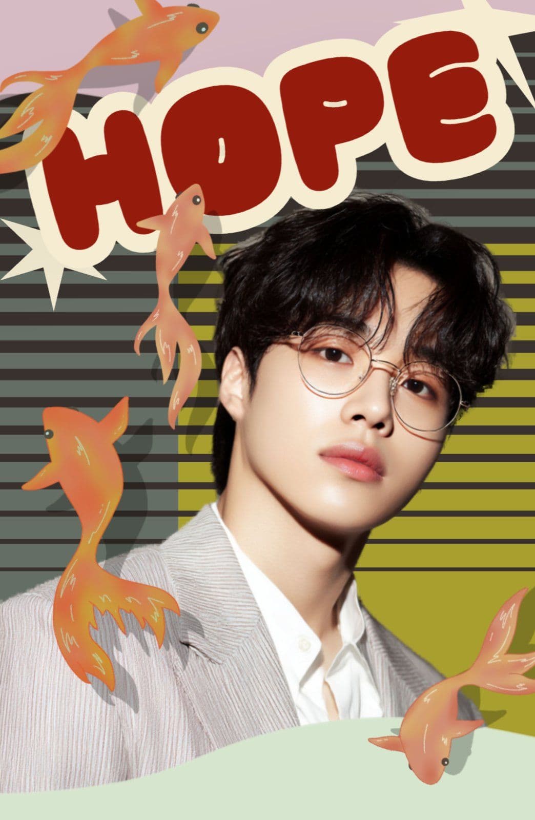 금붕어 희망 포토카드