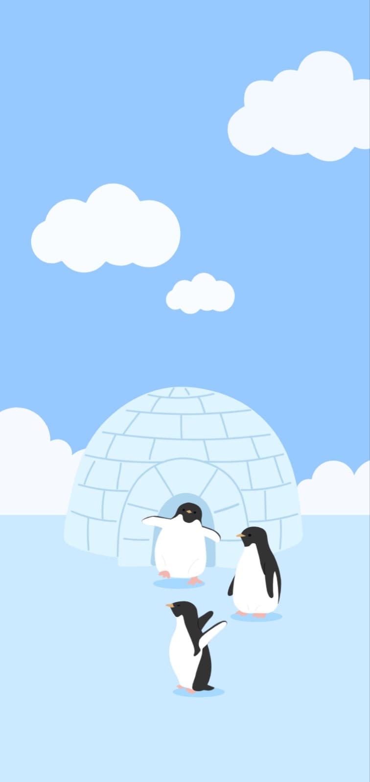 펭귄 배경화면