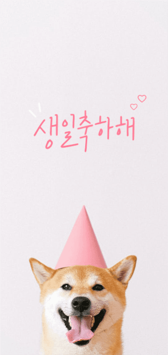 생일축하해 아이폰 배경화면
