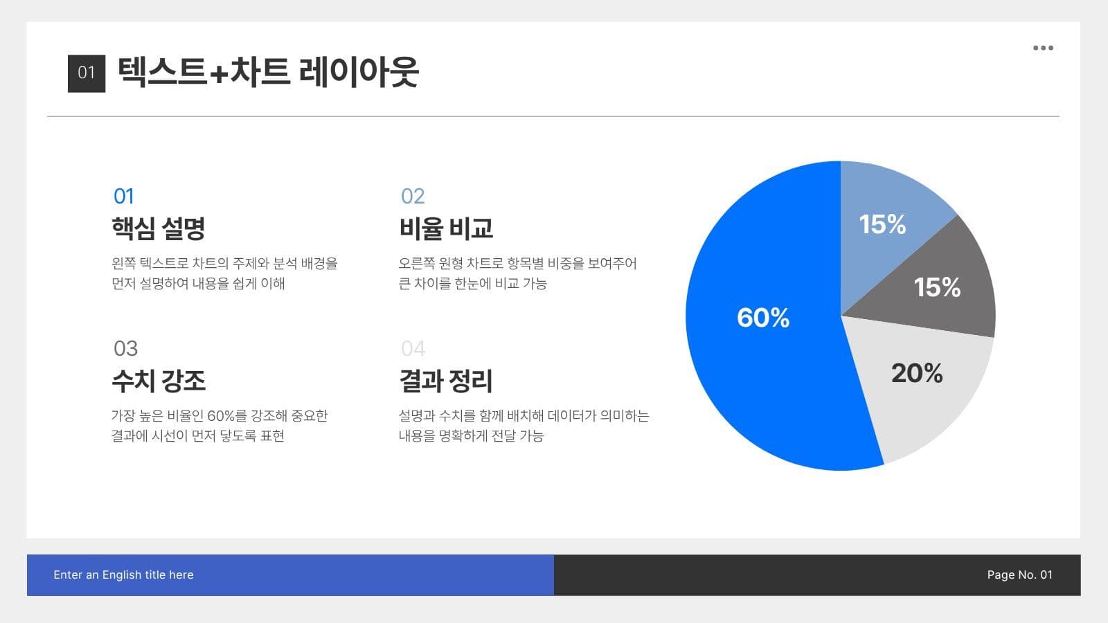 블루 블랙 심플 비즈니스 프레젠테이션 제안서 템플릿