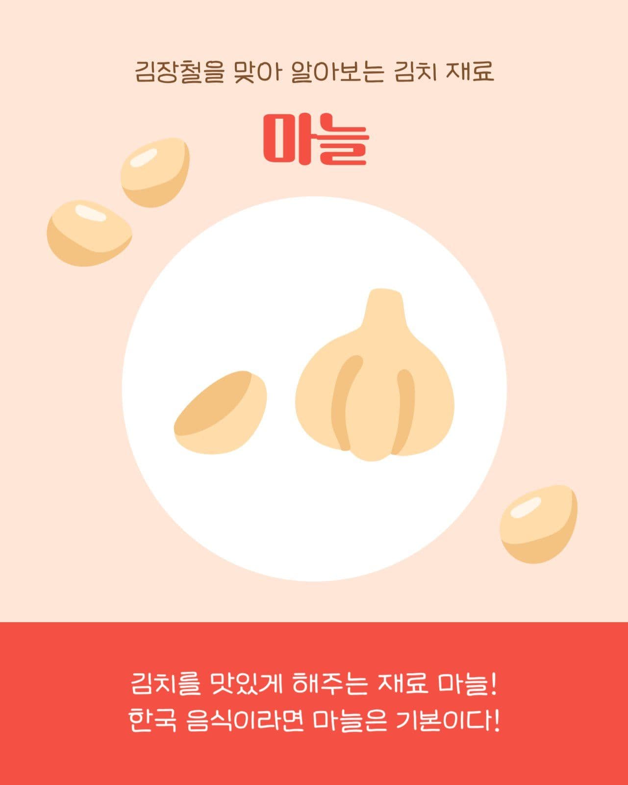 김장 김치 재료 모음
