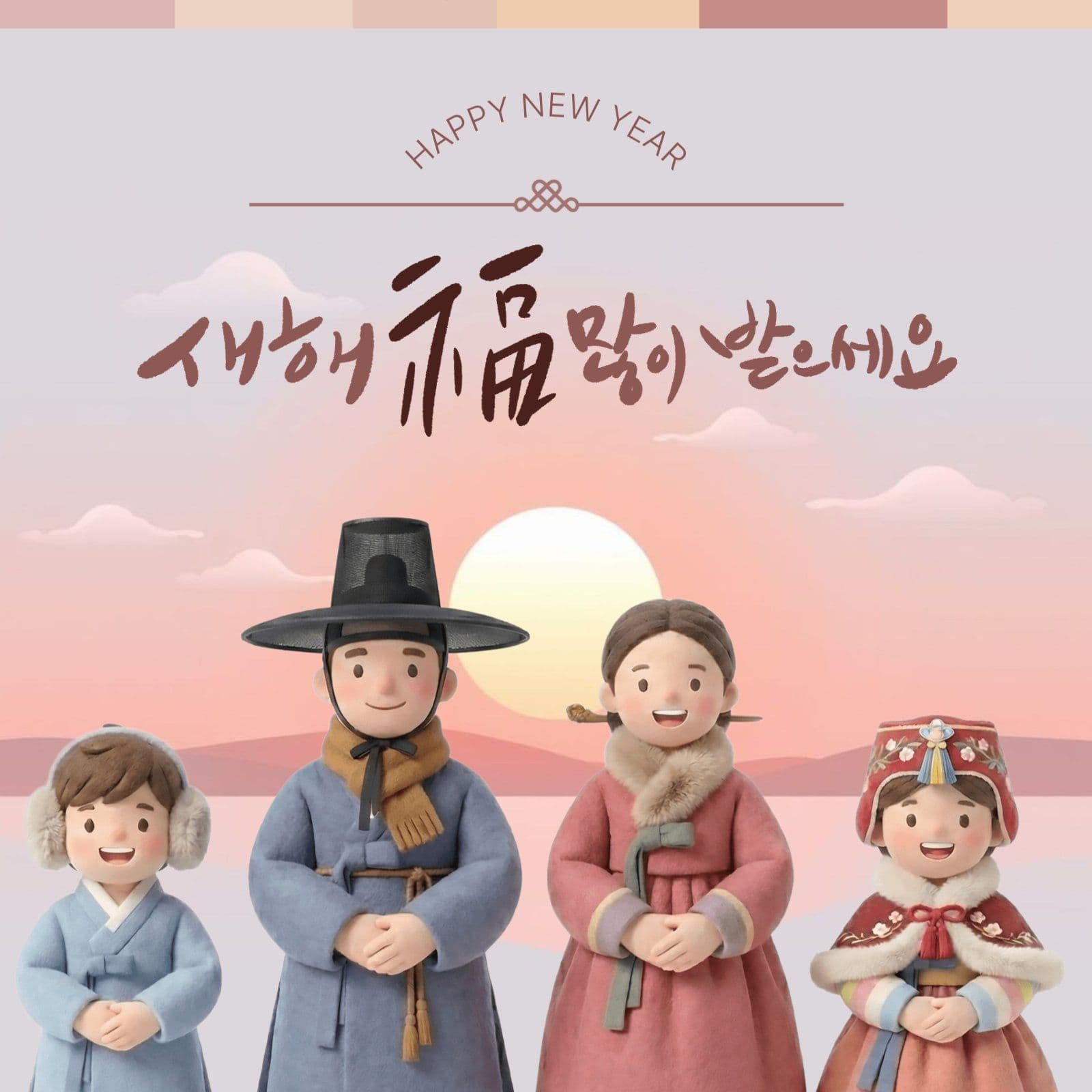 설날인사 게시물