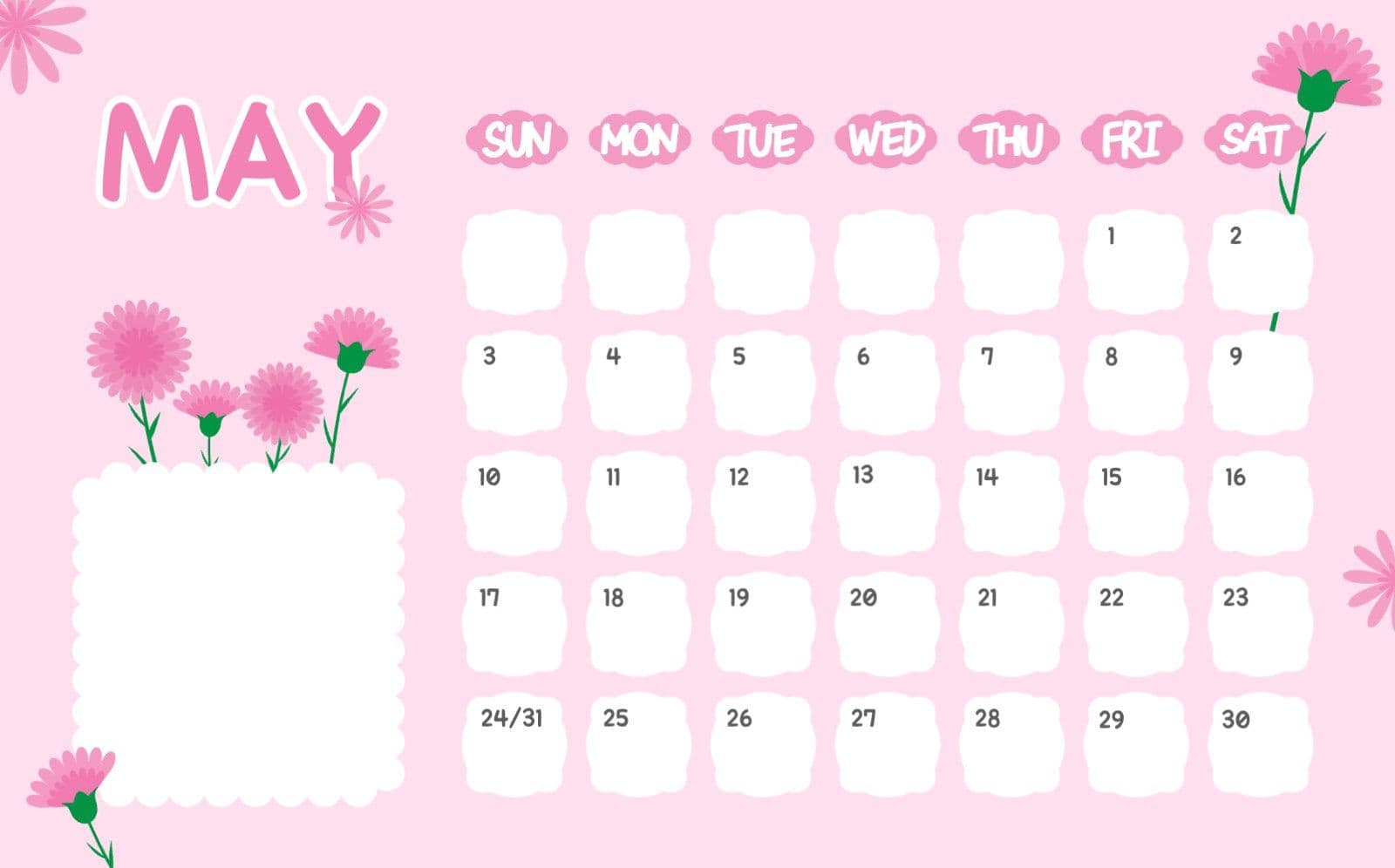 5월달력