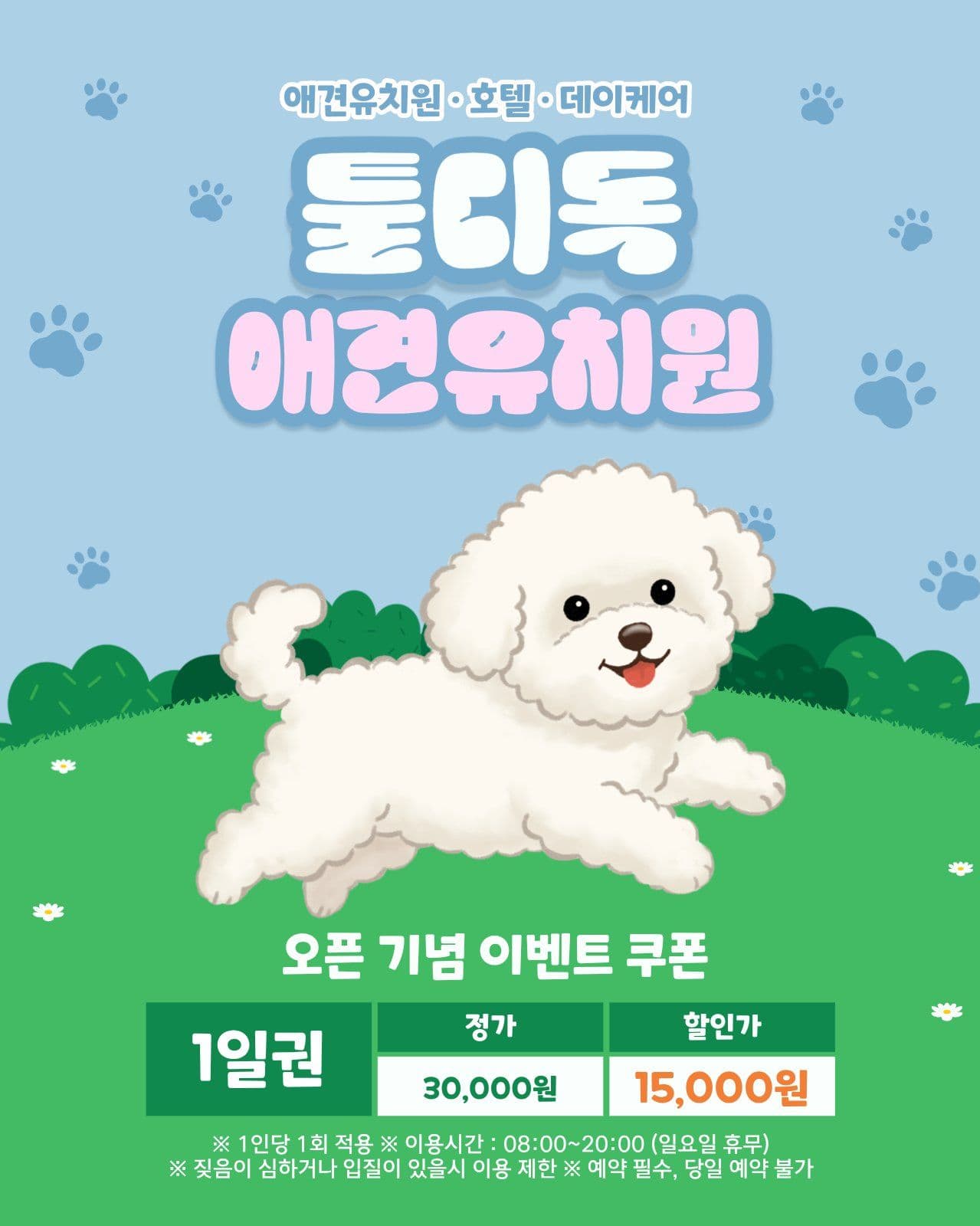 애견유치원 홍보 