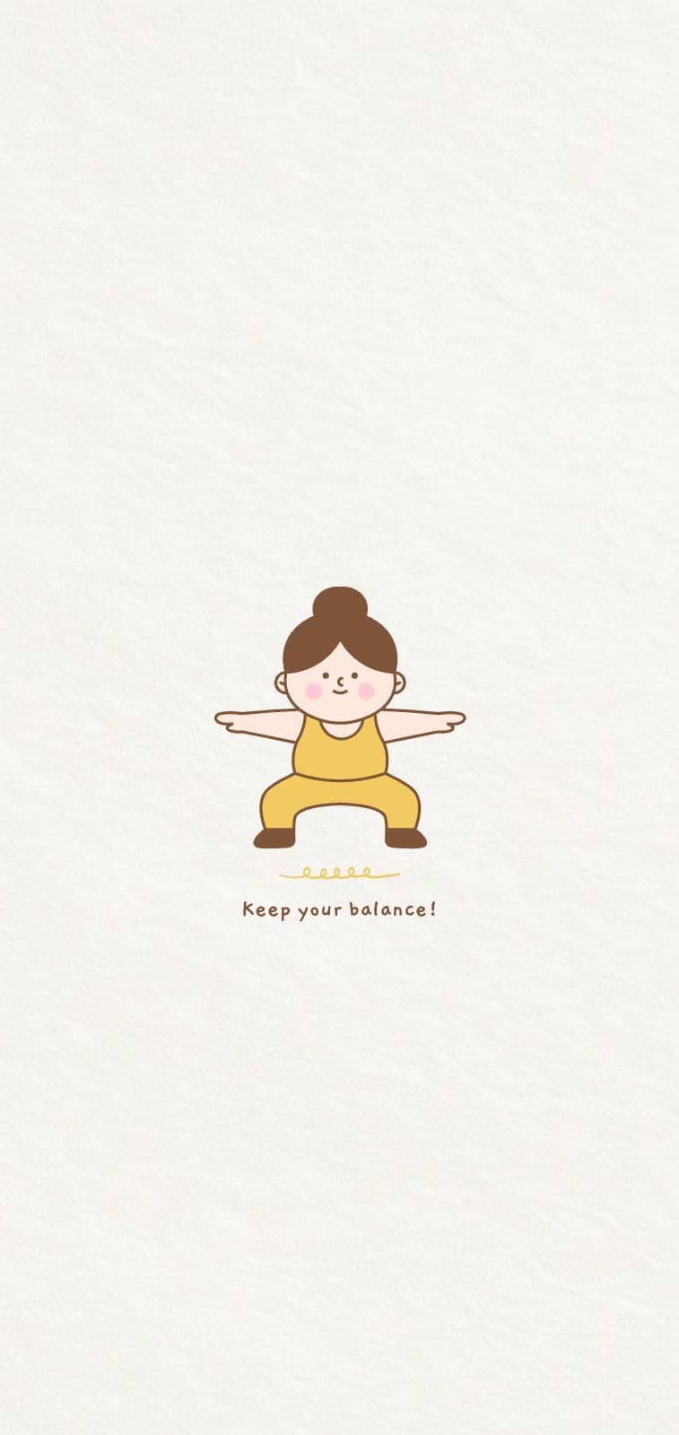 발란스 여자 일러스트 배경화면