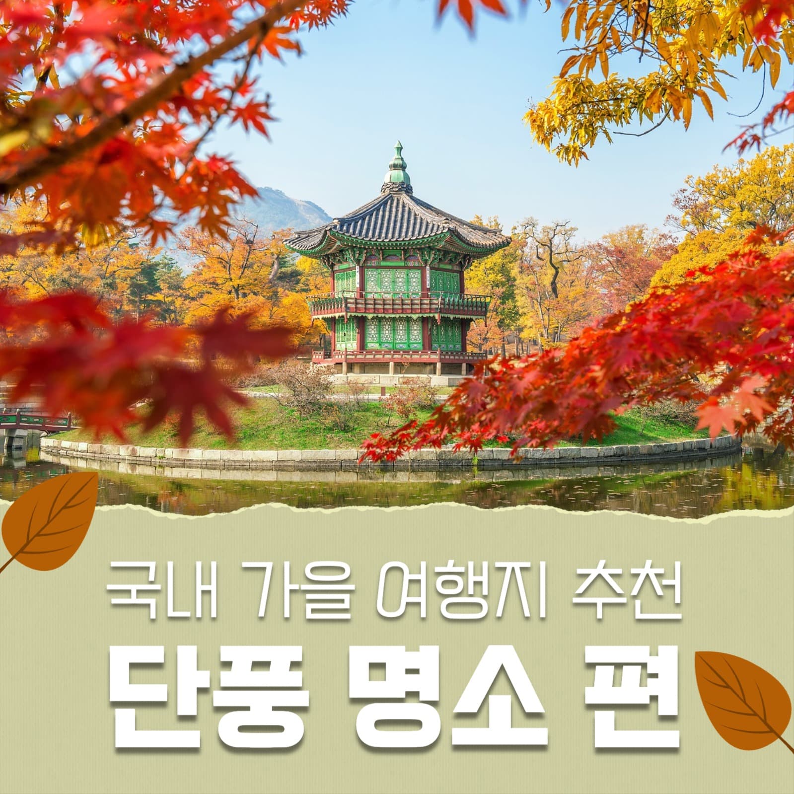 가을 여행지 추천 카드뉴스