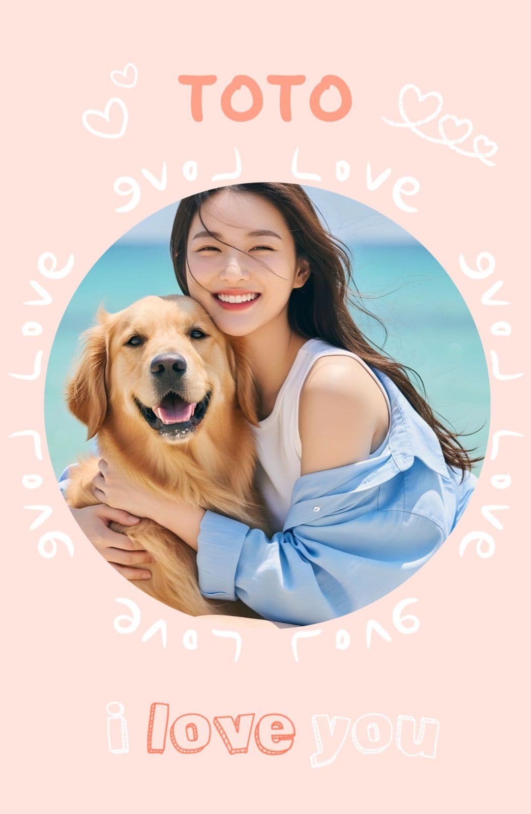 강아지 포토카드