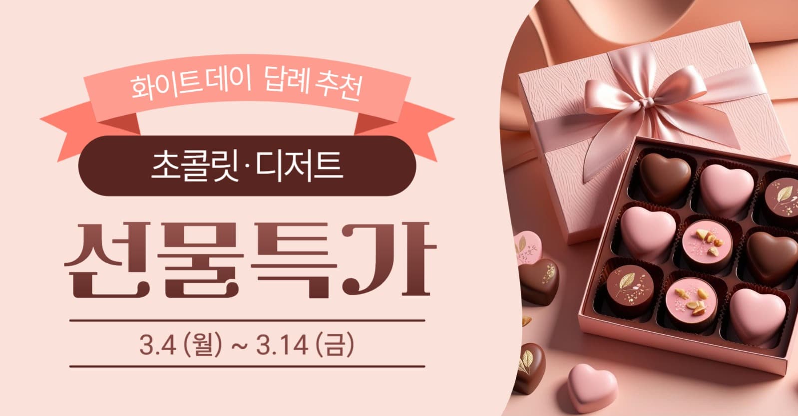 화이트데이 선물 특가 이벤트