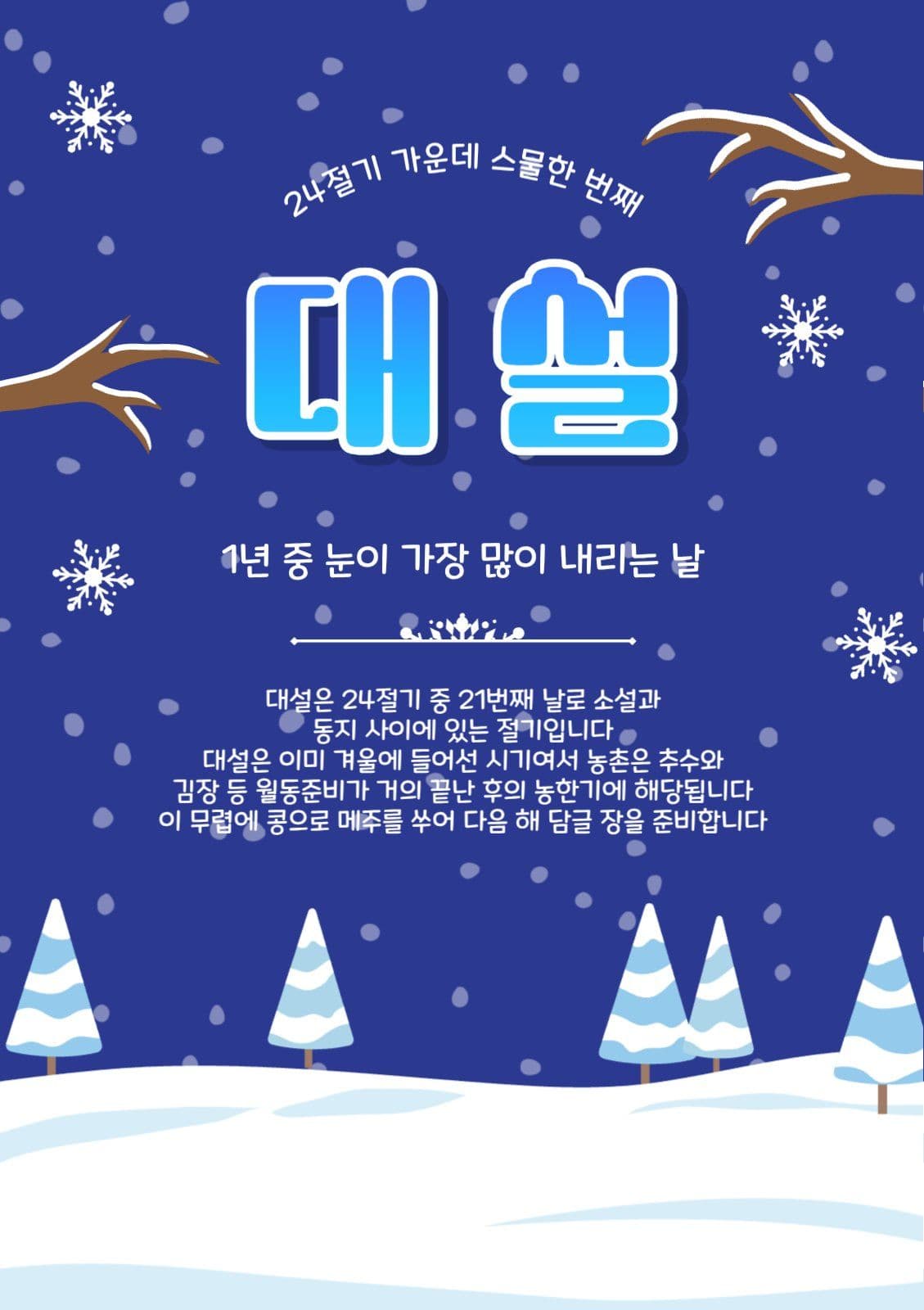 많은눈이내리는대설