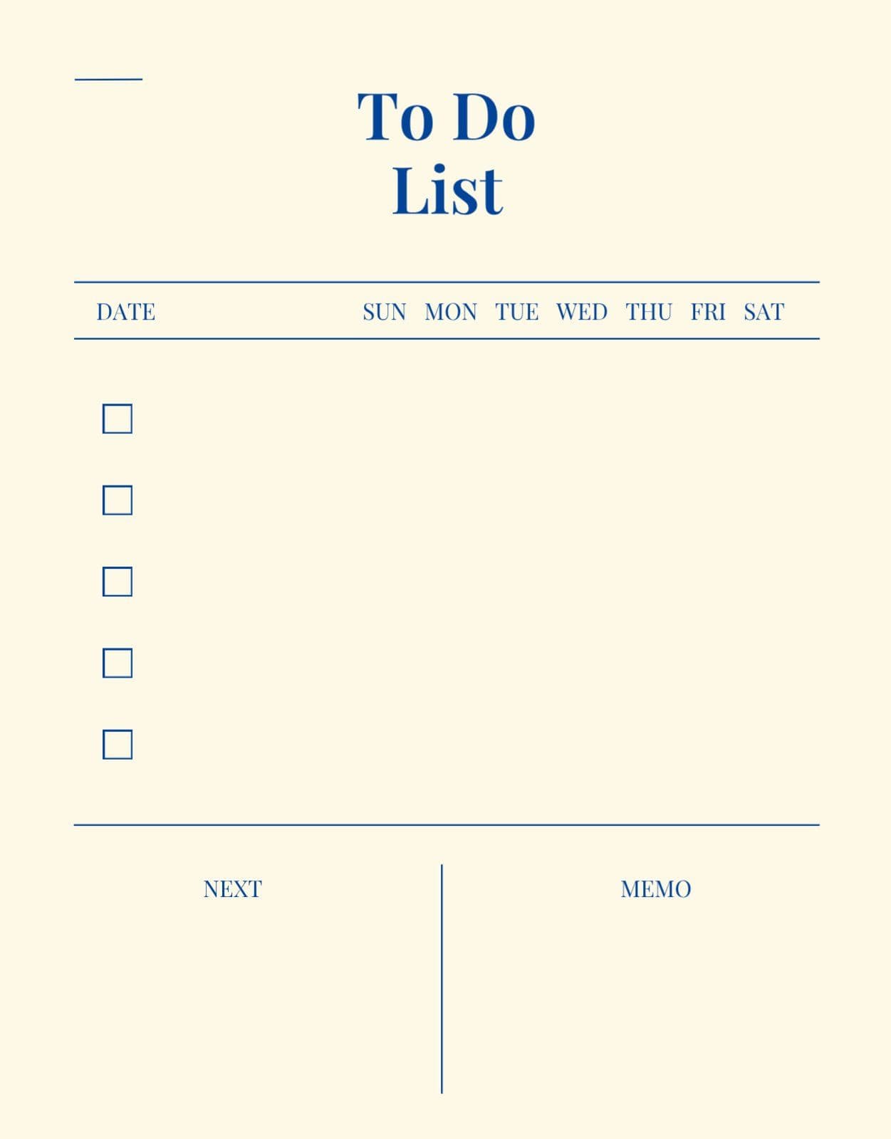 굿노트 To Do List