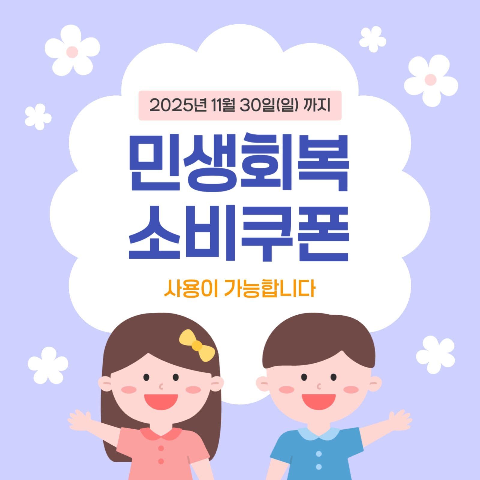 민생회복 소비쿠폰 사용안내