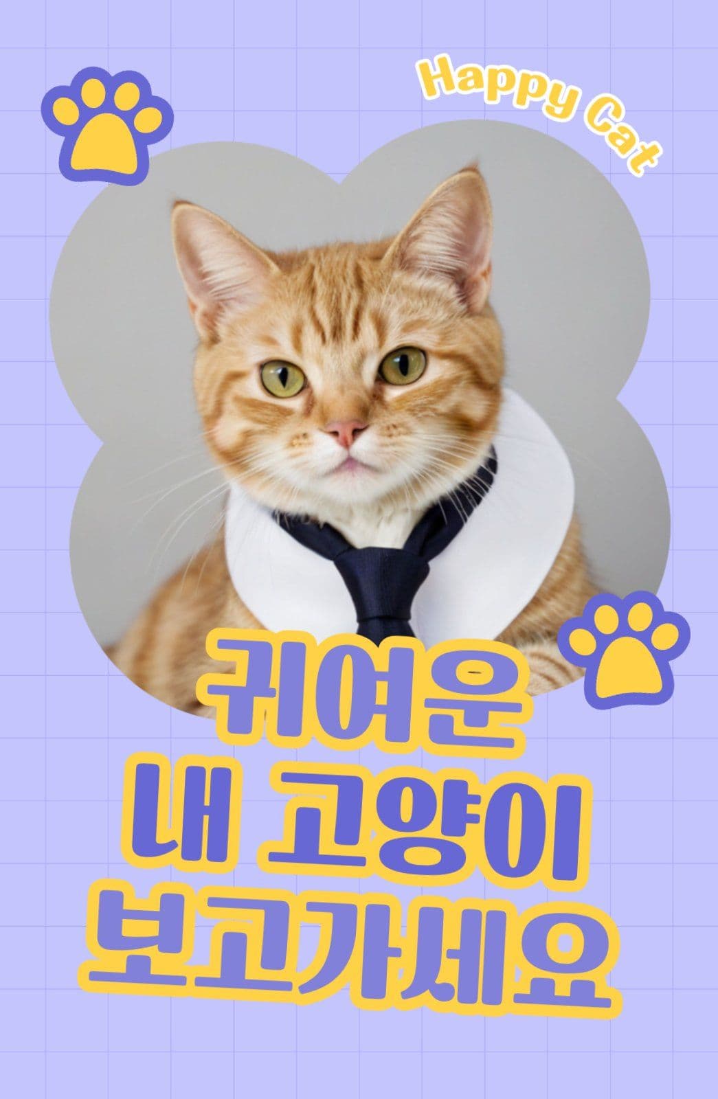 고양이 반려묘 포토카드