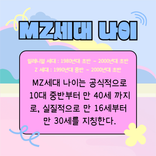 MZ세대 파헤치기 (카드뉴스)