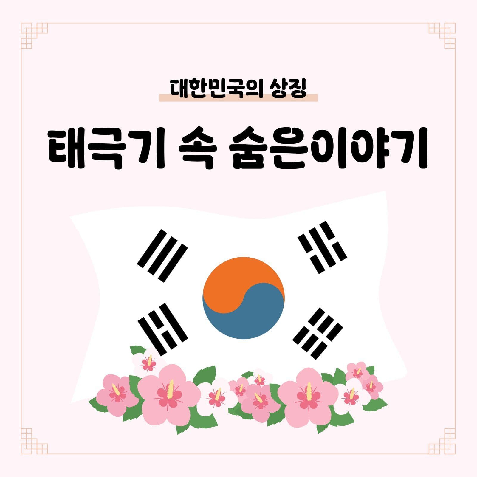 핑크 태극기 의미