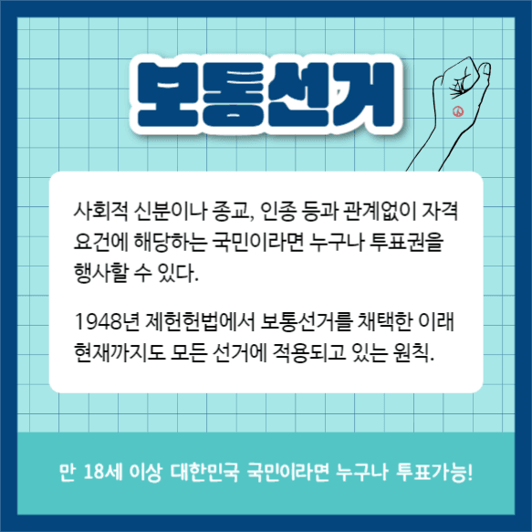 선거의 4대 원칙 (카드뉴스)