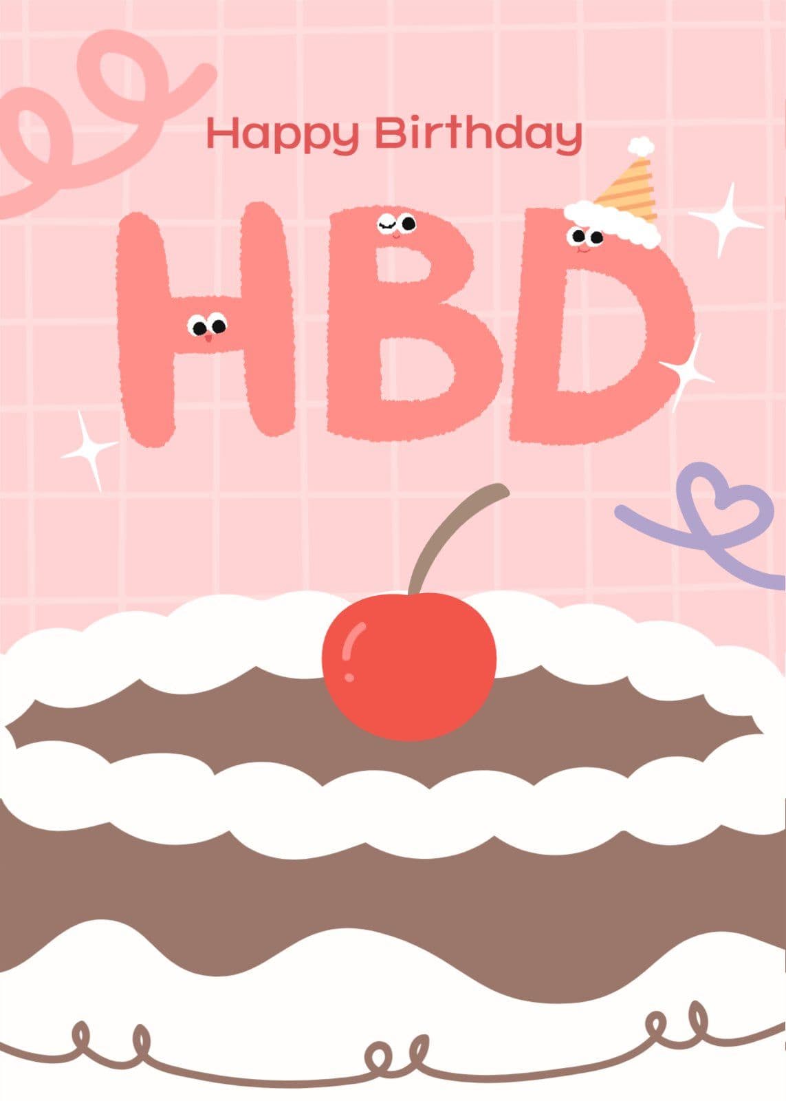 생일 엽서