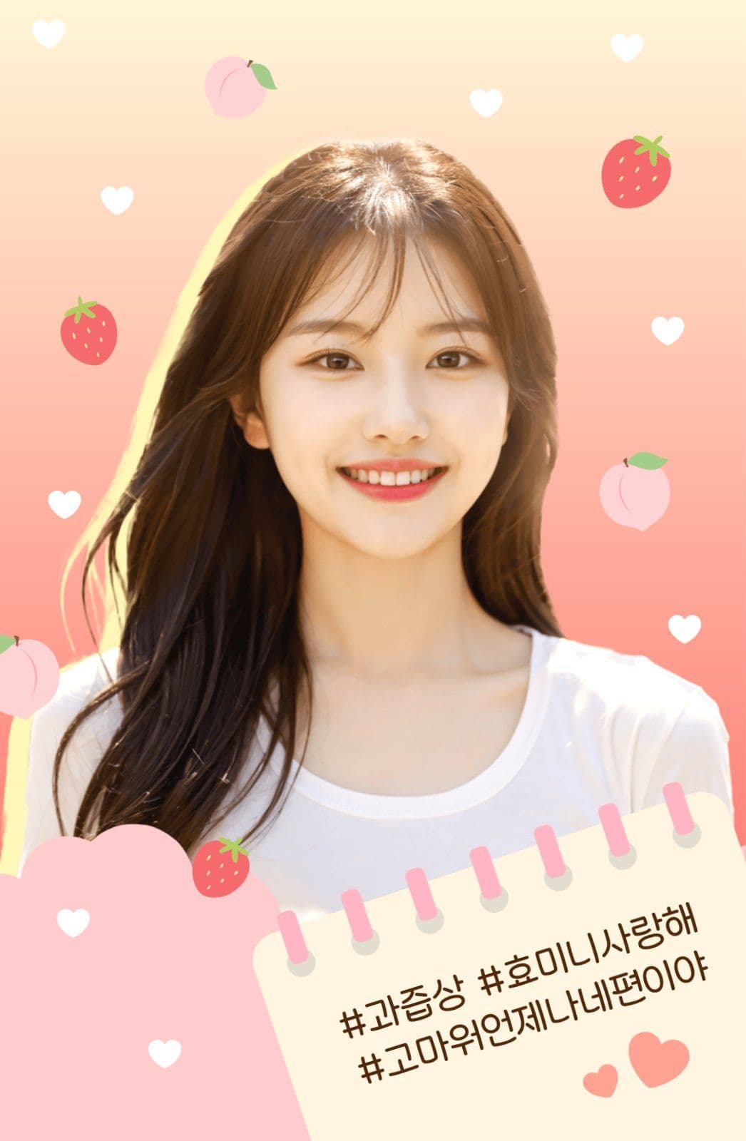 귀여운 포토카드 디자인