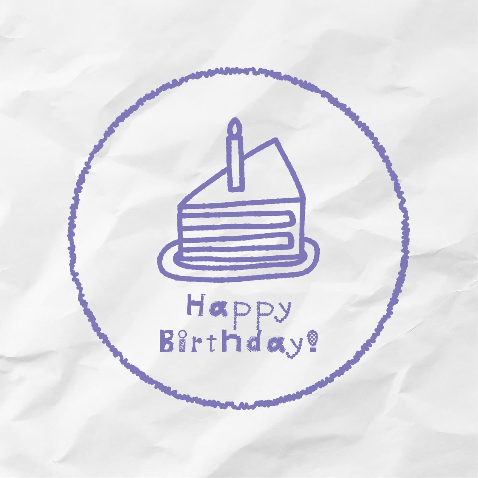 케이크 생일 축하 카드 초대장