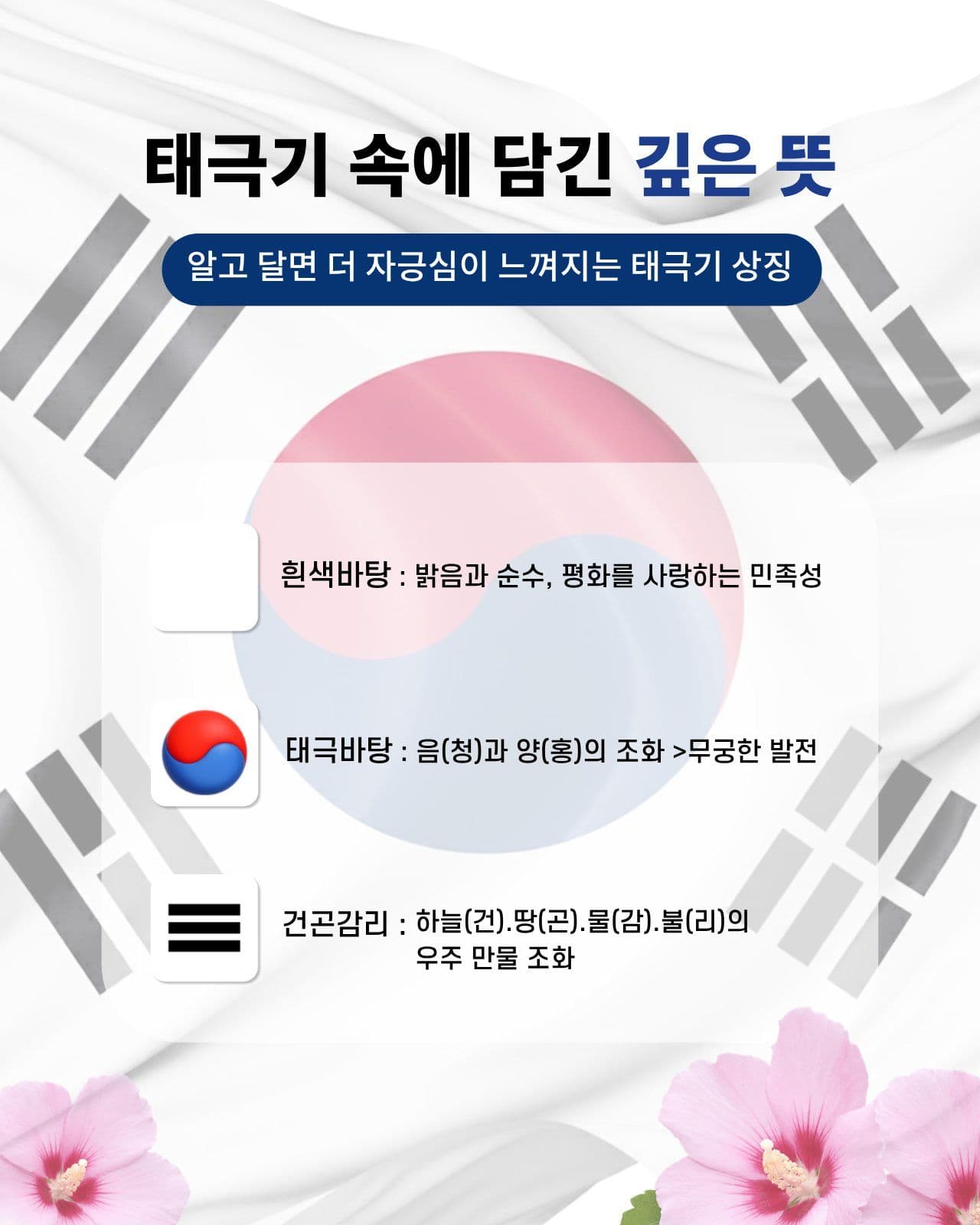 빛을 되찾은 날과 태극기