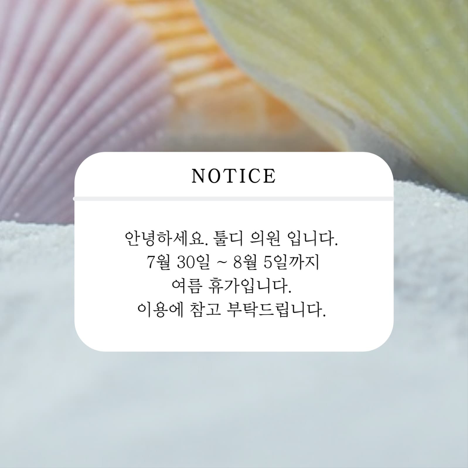 여름 휴가