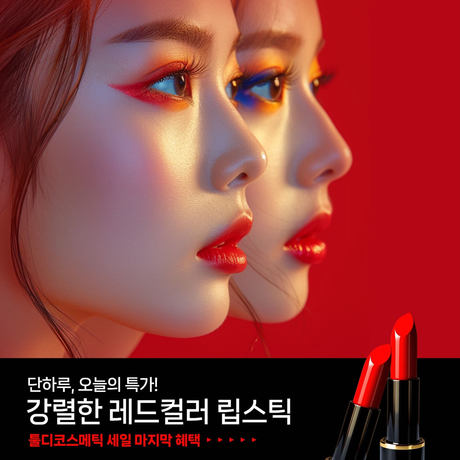 립스틱 특가 광고