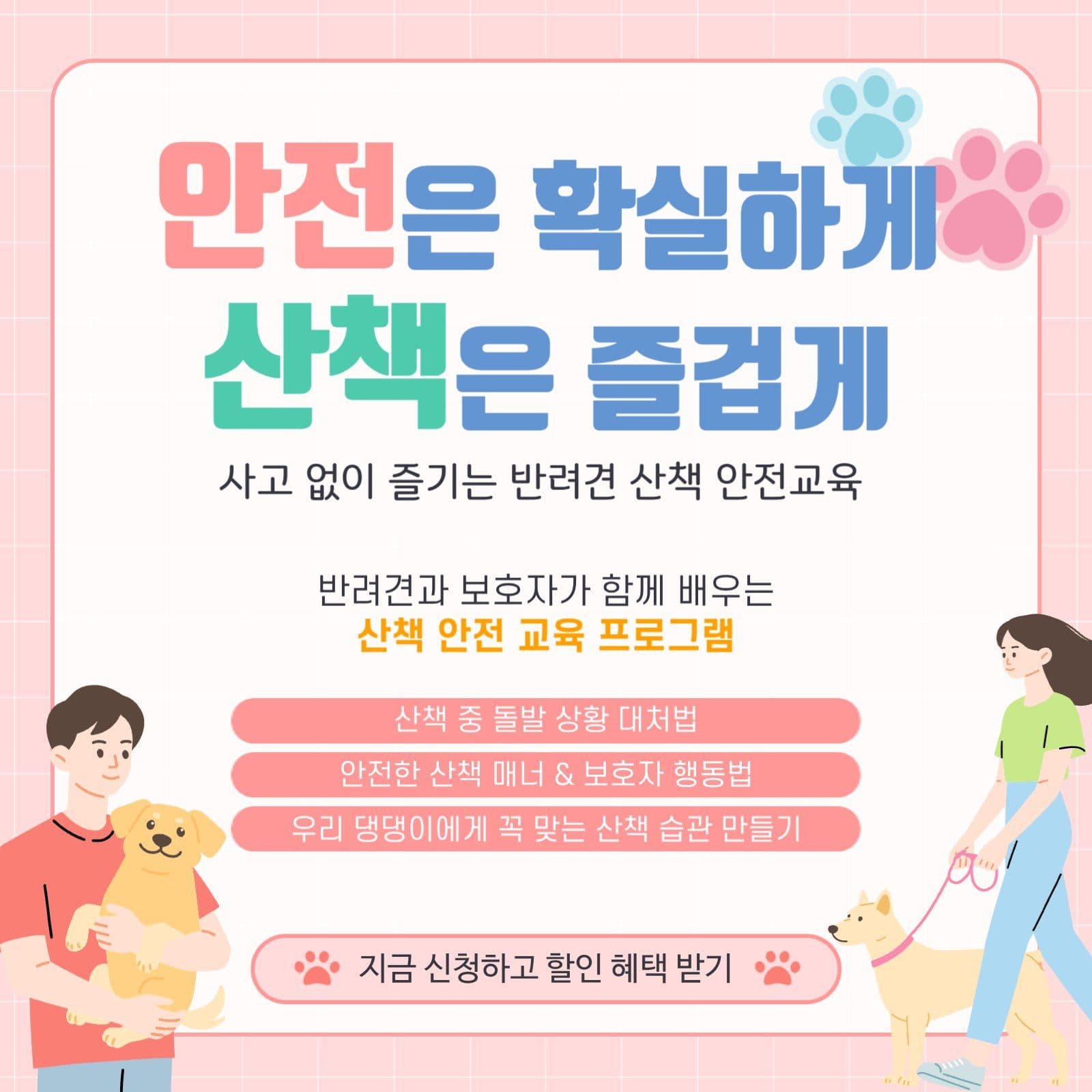 반려견 산책 안전 교육