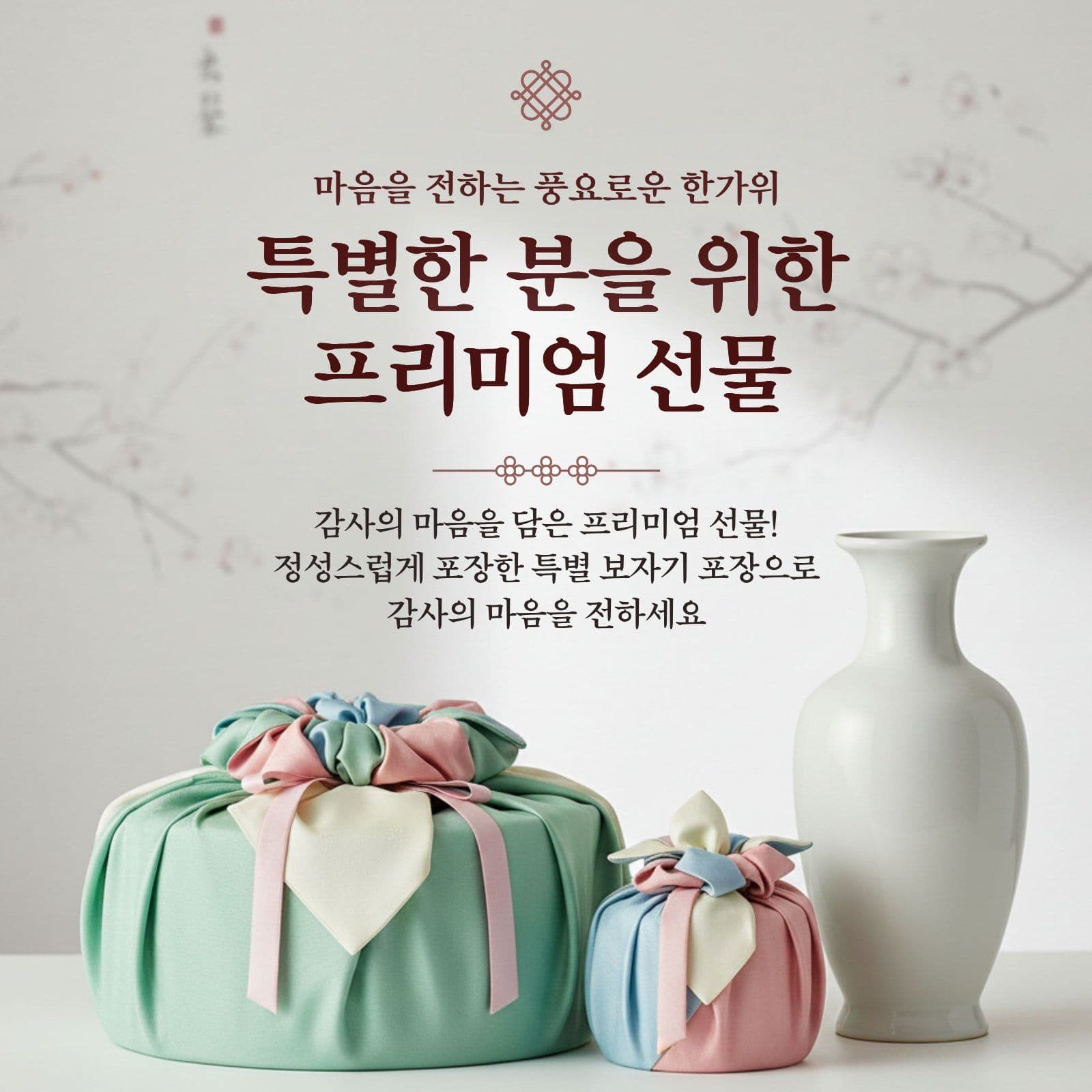 추석선물세트 홍보