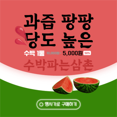 수박 파는 삼촌 인스타
