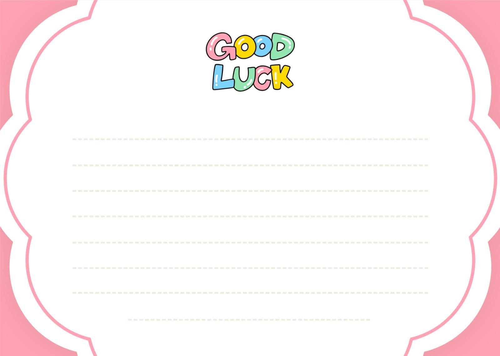 Good Luck 엽서