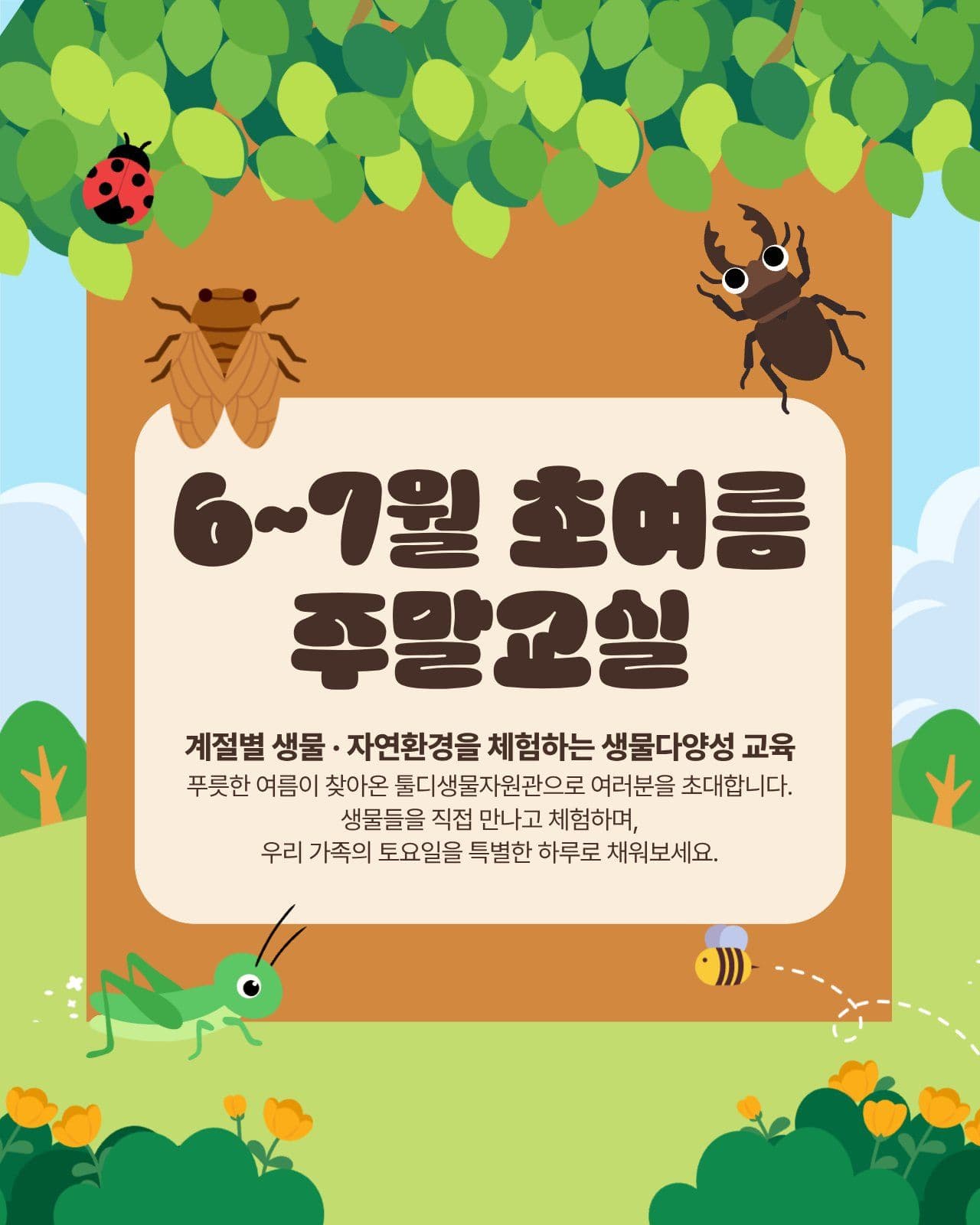 여름 주말 교실
