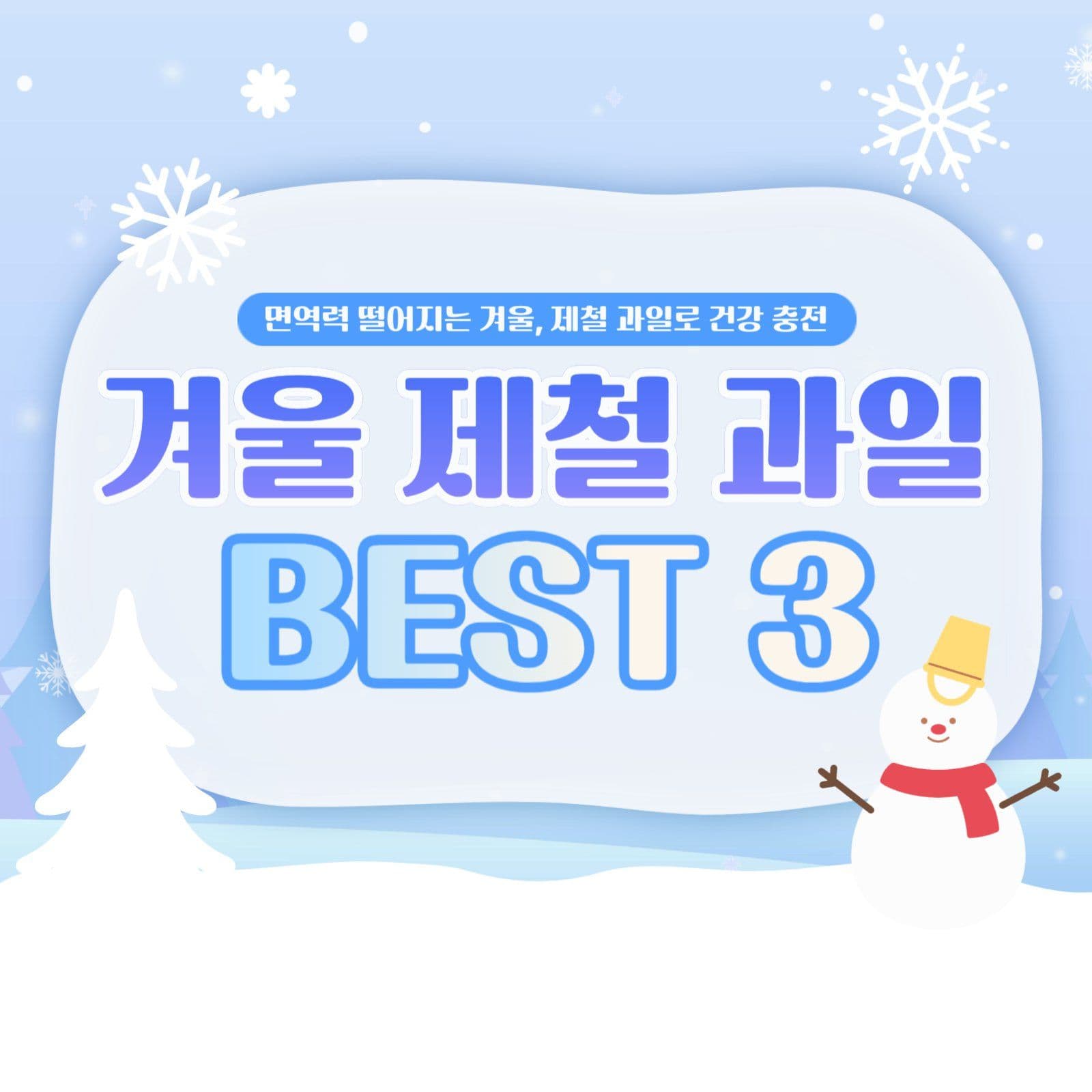겨울 제철 과일 순위 카드뉴스 