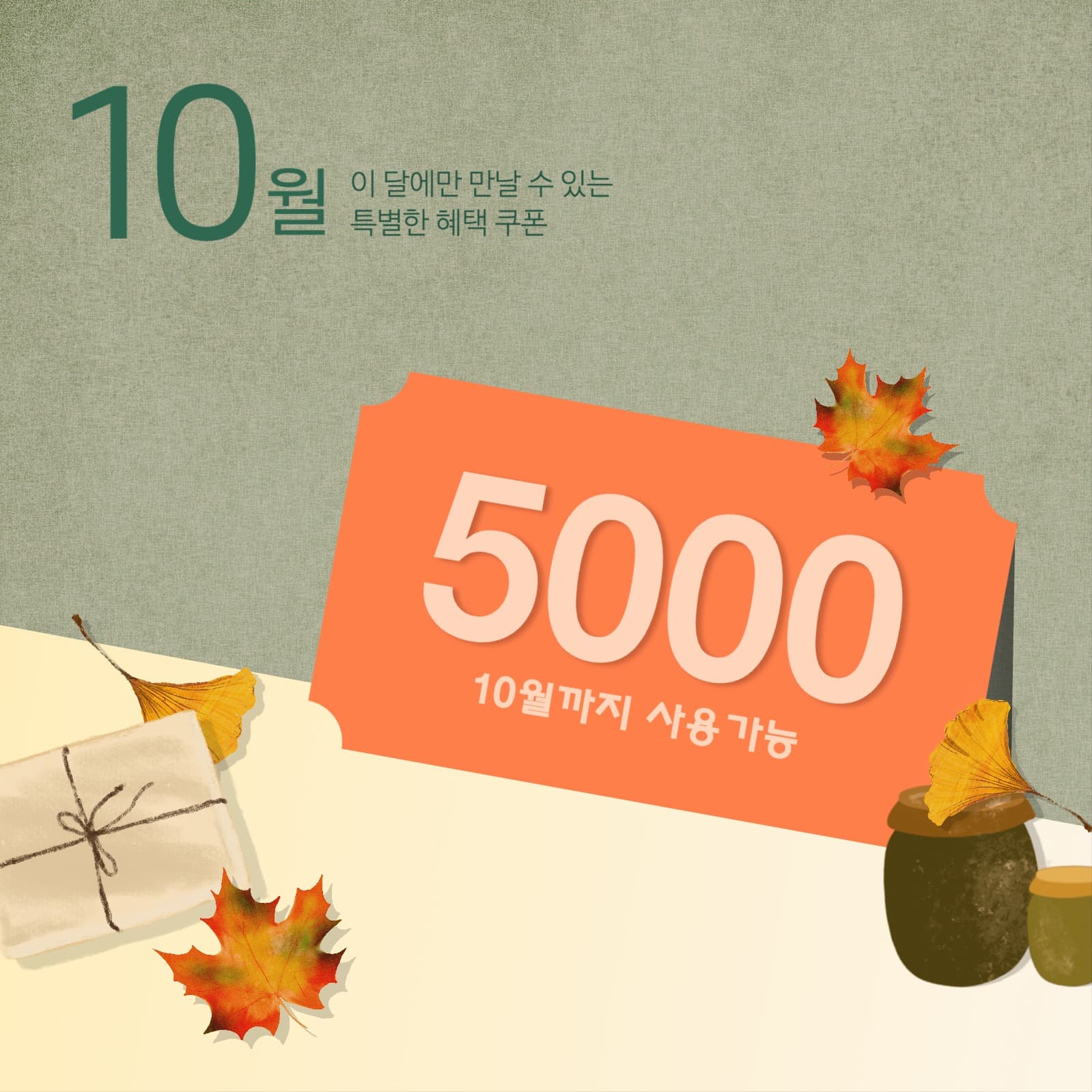 10월 쿠폰 특별한 혜택