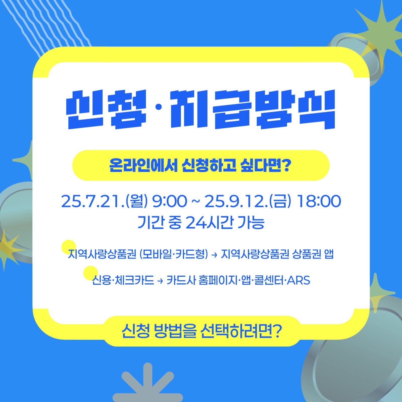 민생회복 소비쿠폰 카드뉴스