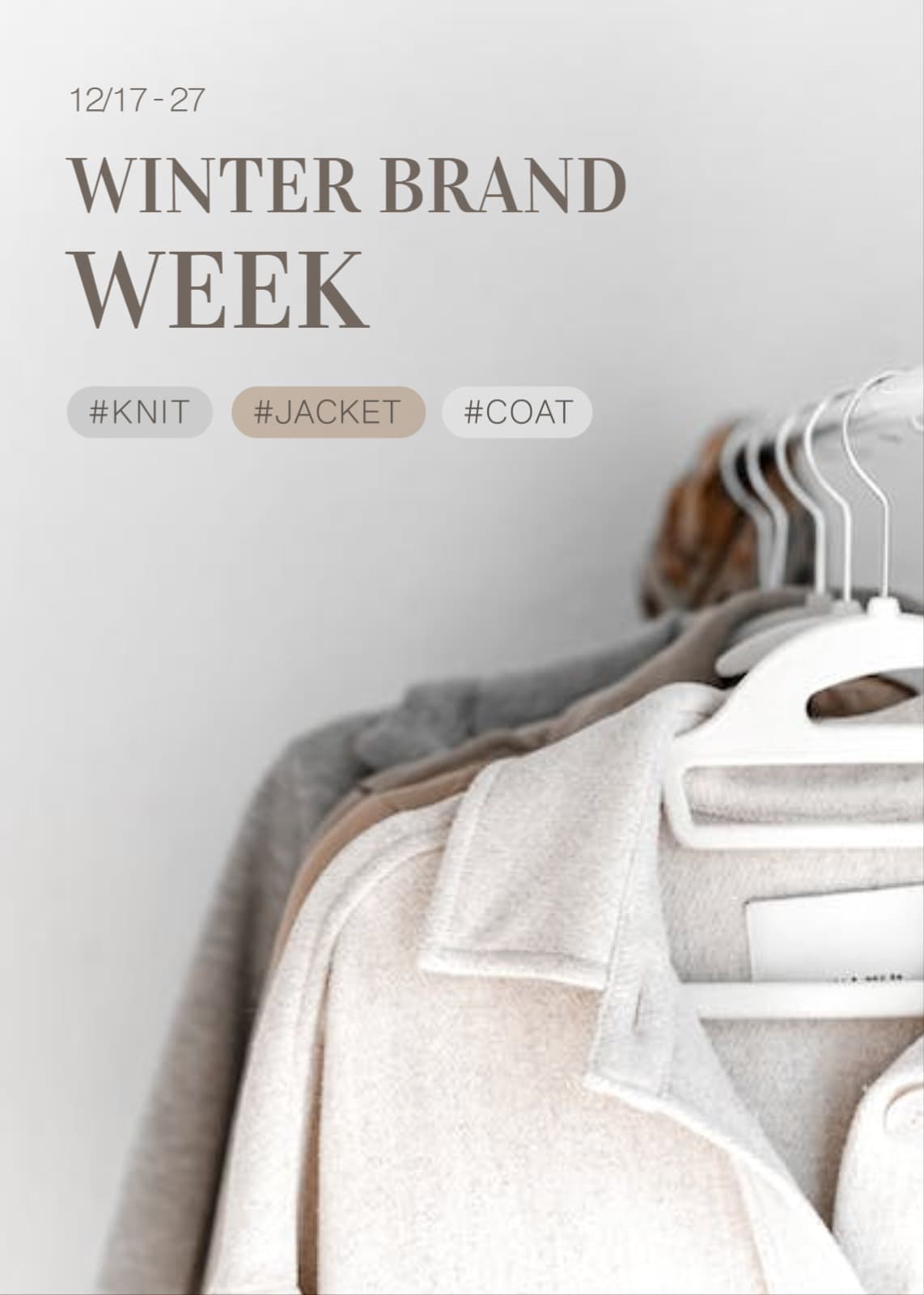 Winter brand 팝업배너
