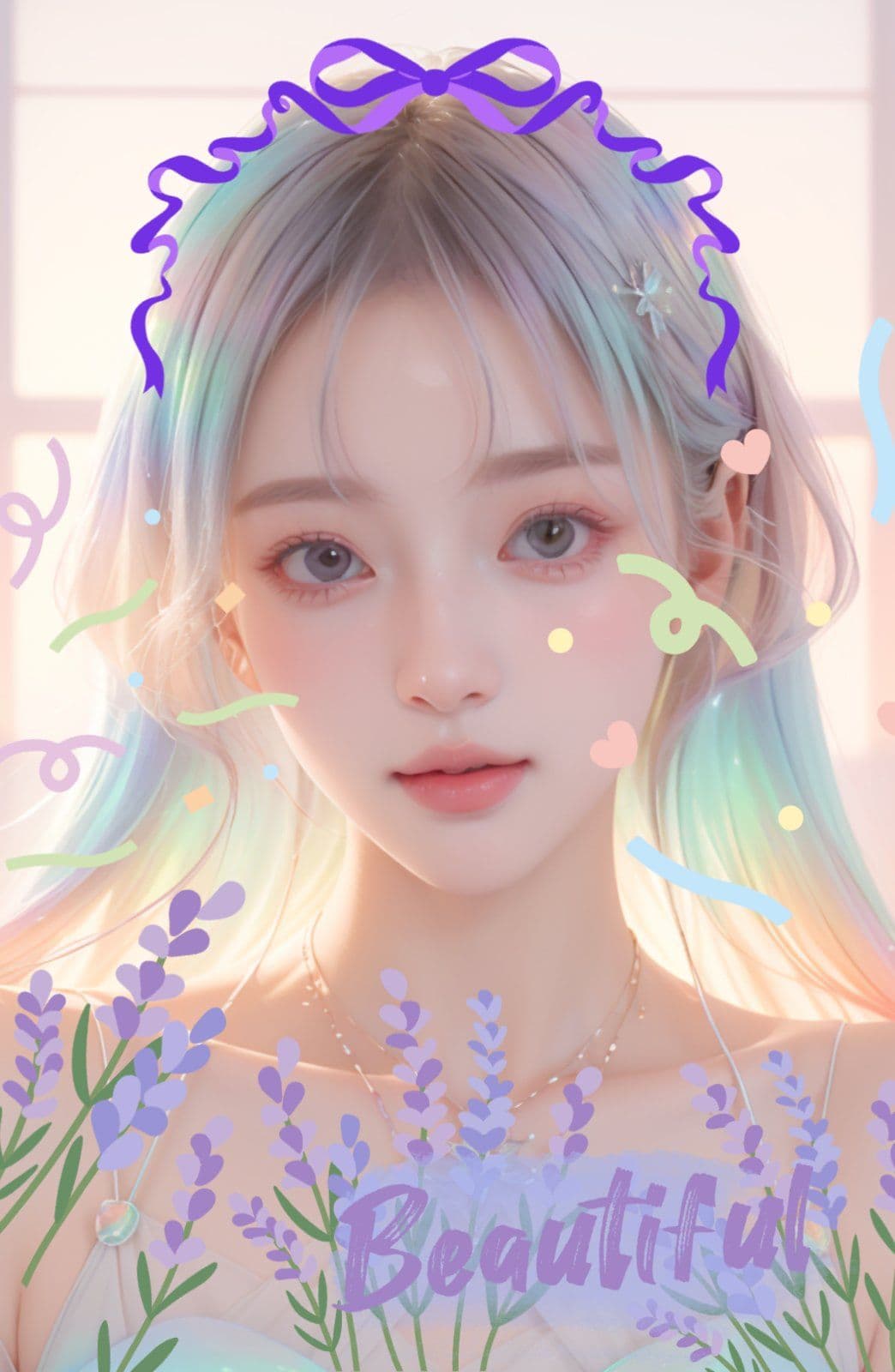 라벤더 여신 포토카드