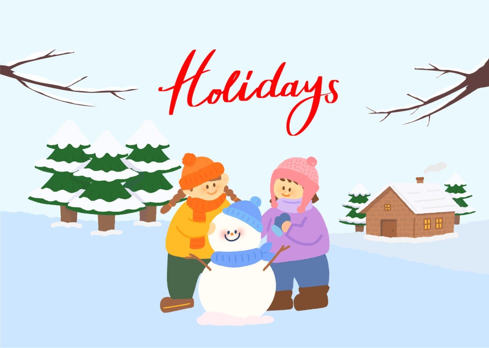 winter holiday card