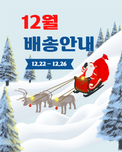 12월 크리스마스 배송안내