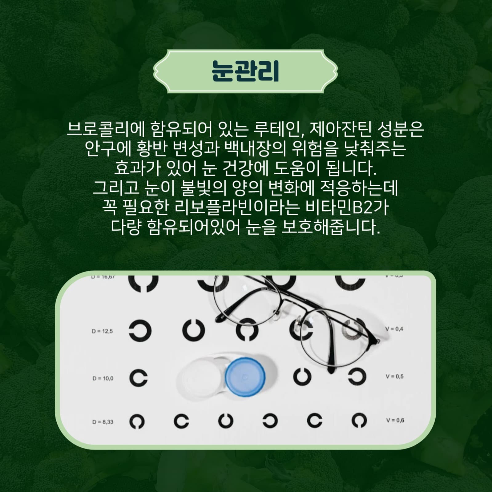 브로콜리의효능