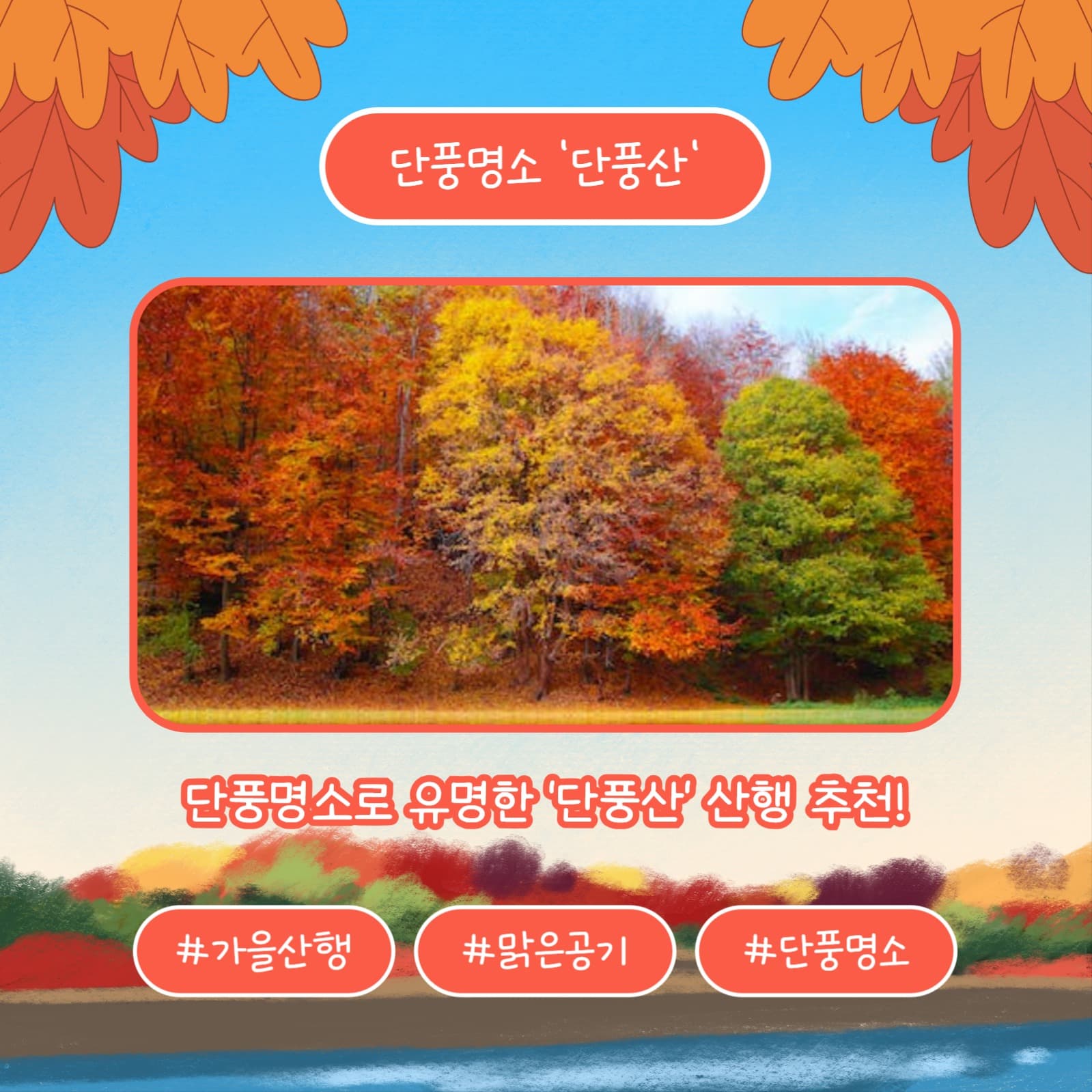 단풍명소 장소추천 (카드뉴스)